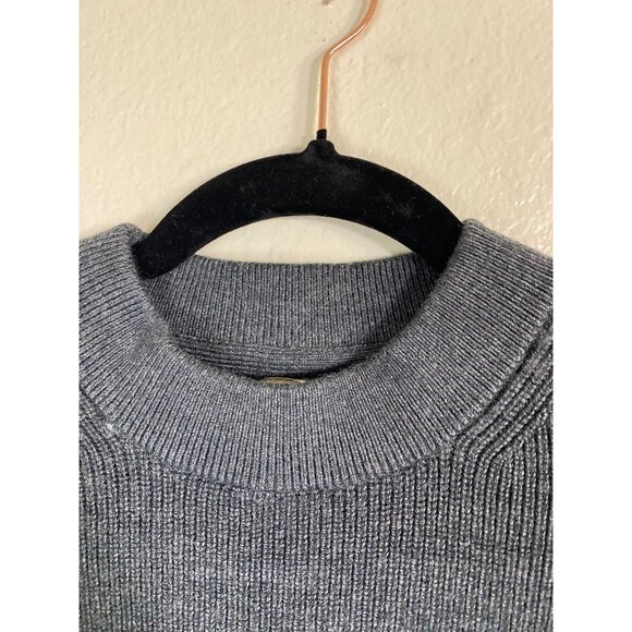 Lululemon Merino Wool Blend Crewneck Sweater size 4 Gray Ribbed Knit Pullover - Picture 9 of 16